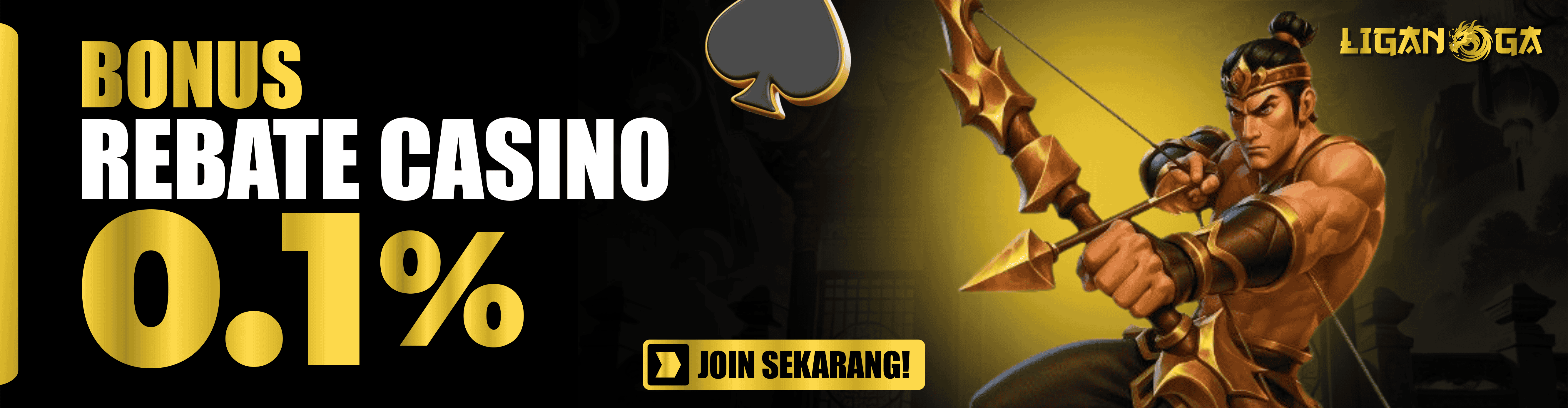 BONUS REBATE CASINO 1%